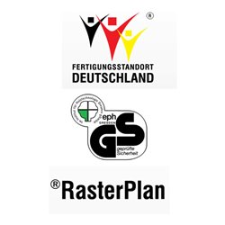 Kappes Werkzeughalter-Sortiment RasterPlan 20-teilig anthrazitgrau