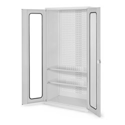 Kappes Werkzeugschrank RasterPlan Mod. 5 T500 mm RAL 7035 Sichtfenstertüren