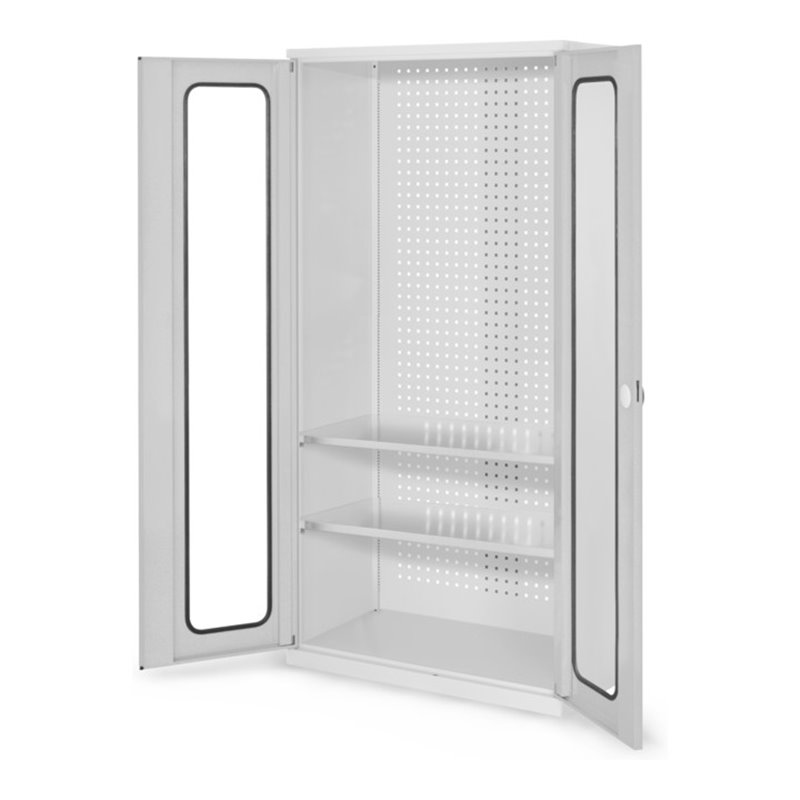 Kappes Werkzeugschrank RasterPlan Mod. 5 T500 mm RAL 7035 Sichtfenstertüren