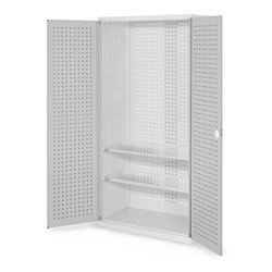 Kappes Werkzeugschrank RasterPlan Mod. 5 T500 mm RAL 7035 Türen innen Lochplatten