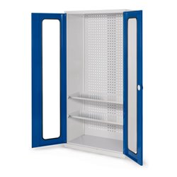 Kappes Werkzeugschrank RasterPlan Mod. 5 T500 mm RAL 7035/5010 Sichtfenstertüren