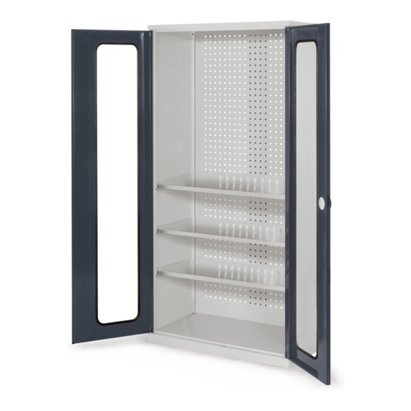 Kappes Werkzeugschrank RasterPlan Mod. 6 T500 mm RAL 7035/7016 Sichtfenstertüren