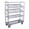 VARIOfit Etagenwagen mit 4 Drahtgitterböden verzinkt