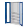 Kappes Werkzeugschrank RasterPlan Mod. 6 T500 mm RAL 7035/5010 Sichtfenstertüren