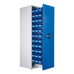 Kappes Zugwagenschrank RasterPlan Mod. 3 7035/5010 1 Auszug bestückt