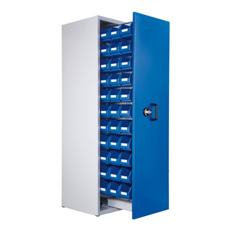 Kappes Zugwagenschrank RasterPlan Mod. 3 7035/5010 1 Auszug bestückt