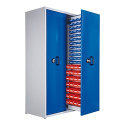 Kappes Zugwagenschrank RasterPlan Mod. 6 7035/5010 2 Auszüge 1 Auszug bestückt