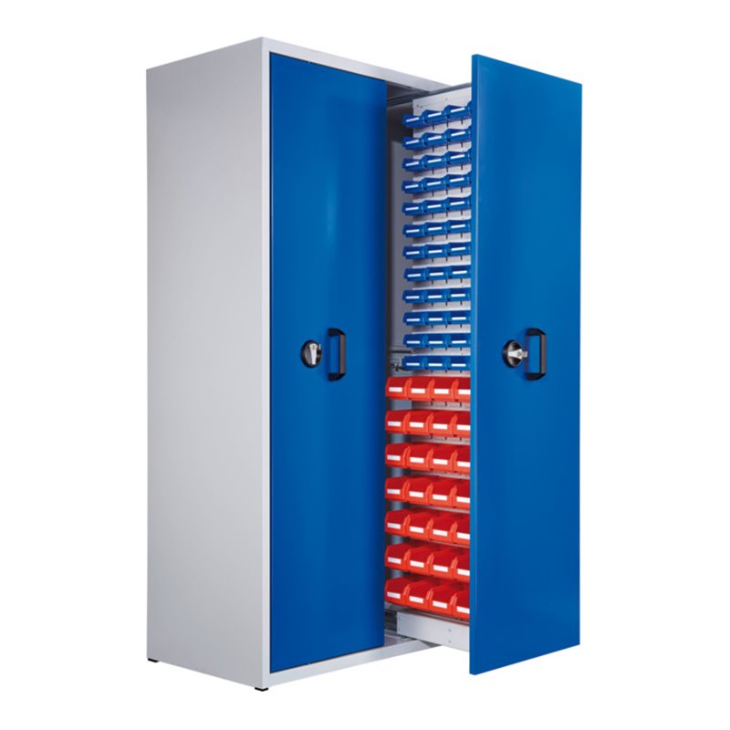 Kappes Zugwagenschrank RasterPlan Mod. 6 7035/5010 2 Auszüge 1 Auszug bestückt