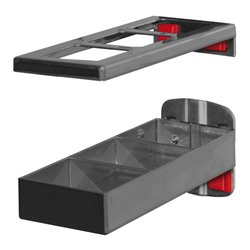 Kappes Kombinationshalter RasterPlan/ABAX 2-teilig L150 x B55 mm anthrazitgrau