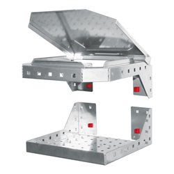 Kappes RasterPlan/ABAX Müllbeutelhalter 2-teilig alufarben