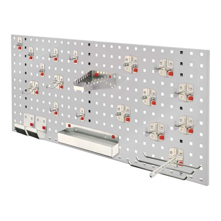 Kappes Lochplatten RasterPlan/ABAX Einsteigerset 7 RAL 7035 mit Ausstattung