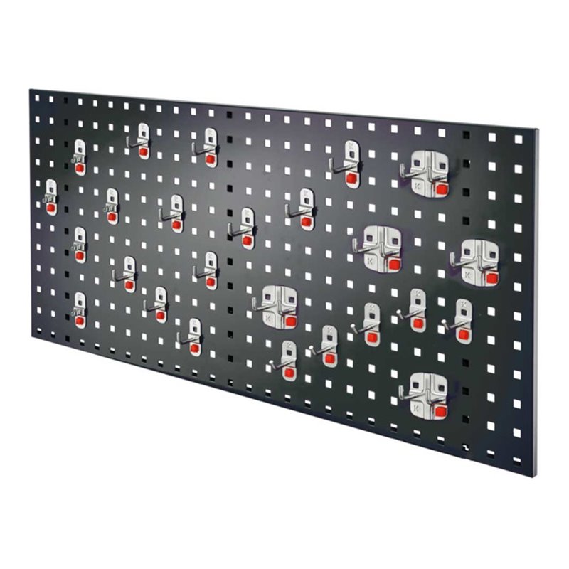 Kappes Lochplatten RasterPlan/ABAX Einsteigerset 8 RAL 7016 mit Ausstattung