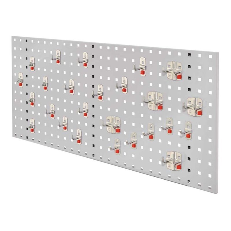 Kappes Lochplatten RasterPlan/ABAX Einsteigerset 8 RAL 7035 mit Ausstattung