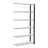 Schulte Anbauregal Stecksystem MULTIplus85, 6 Fachböden, einseitig nutzbar, Tiefe 300 mm, Aussteifung durch Kreuzstrebe, mit Ans