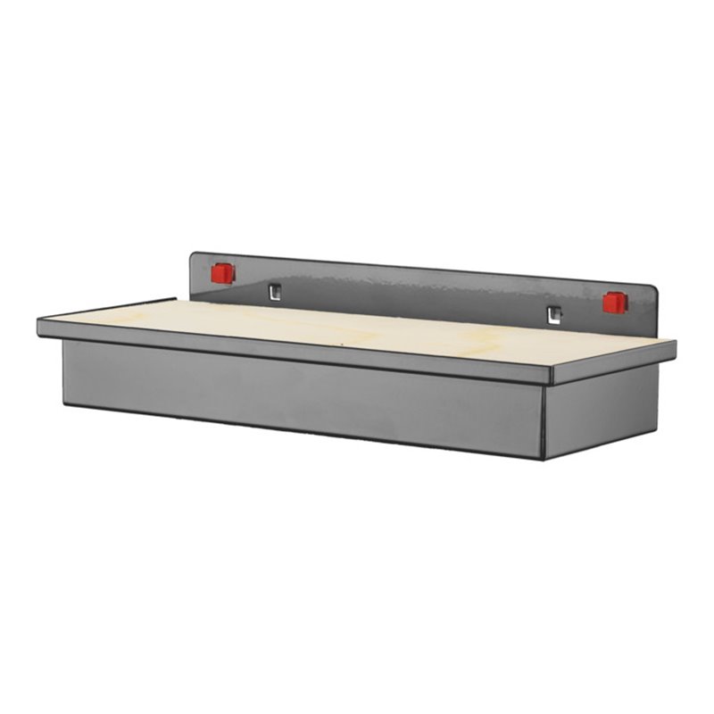 Kappes Werkzeugaufnahmebox RasterPlan/ABAX mit Holzplatte anthrazitgrau