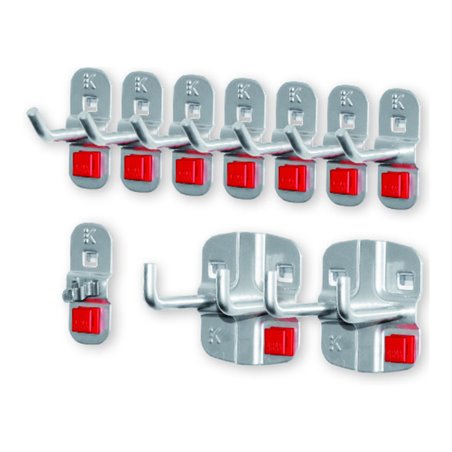 Kappes Werkzeughalter-Sortiment RasterPlan/ABAX 10-teilig alufarben