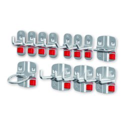 Kappes Werkzeughalter-Sortiment RasterPlan/ABAX 12-teilig alufarben