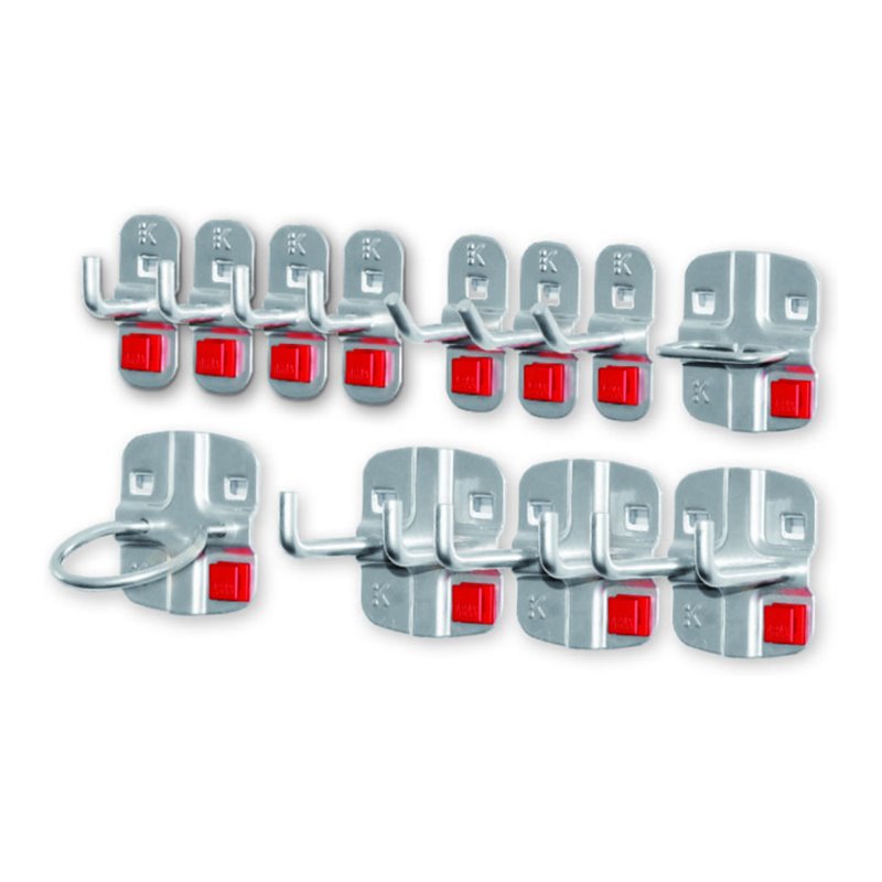 Kappes Werkzeughalter-Sortiment RasterPlan/ABAX 12-teilig alufarben