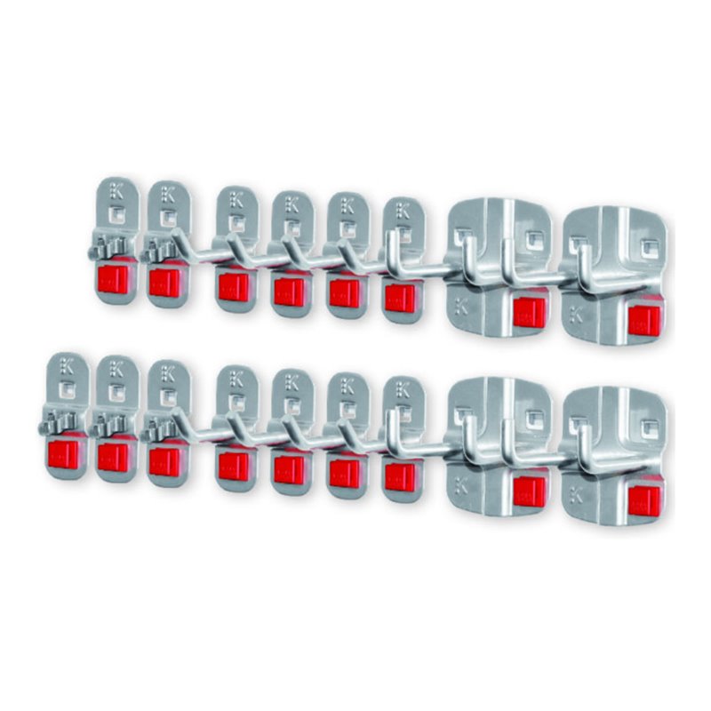 Kappes Werkzeughalter-Sortiment RasterPlan/ABAX 17-teilig alufarben