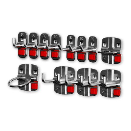 Kappes Werkzeughalter-Sortiment RasterPlan/ABAX 12-teilig anthrazitgrau