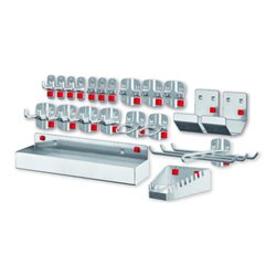 Kappes Werkzeughalter-Sortiment RasterPlan/ABAX 21-teilig alufarben