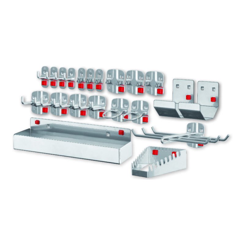 Kappes Werkzeughalter-Sortiment RasterPlan/ABAX 21-teilig alufarben