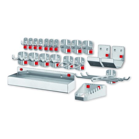 Kappes Werkzeughalter-Sortiment RasterPlan/ABAX 21-teilig alufarben