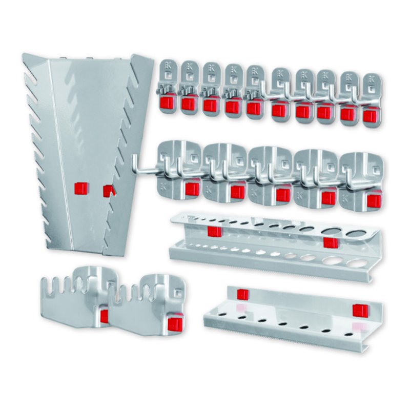 Kappes Werkzeughalter-Sortiment RasterPlan/ABAX 20-teilig alufarben