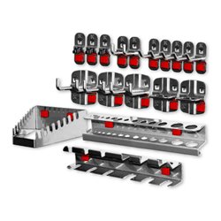 Kappes Werkzeughalter-Sortiment RasterPlan/ABAX 18-teilig anthrazitgrau