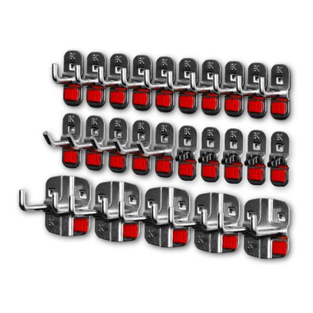 Kappes Werkzeughalter-Sortiment RasterPlan/ABAX 25-teilig anthrazitgrau