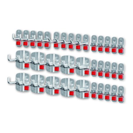 Kappes Werkzeughalter-Sortiment RasterPlan/ABAX 35-teilig alufarben