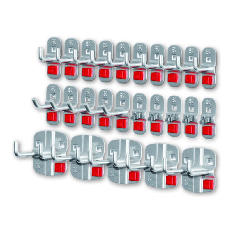 Kappes Werkzeughalter-Sortiment RasterPlan/ABAX 25-teilig alufarben