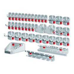 Kappes Werkzeughalter-Sortiment RasterPlan/ABAX 40-teilig alufarben