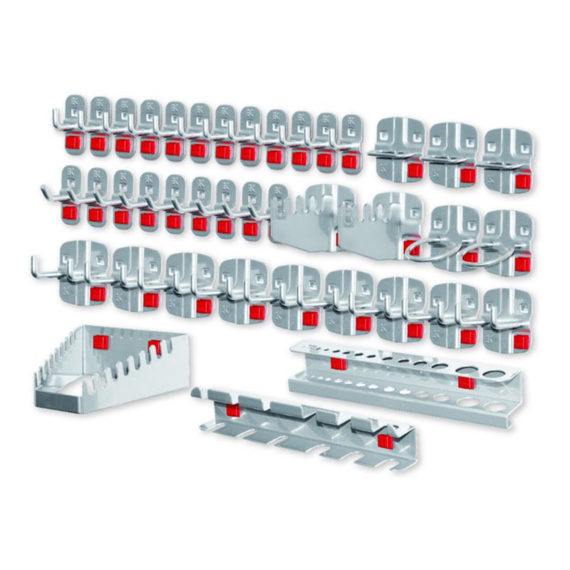 Kappes Werkzeughalter-Sortiment RasterPlan/ABAX 40-teilig alufarben