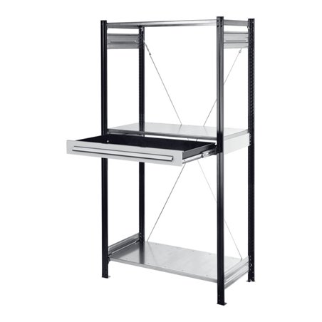 Kappes Schubladenblock RAL 7035 für Steckregal einfach