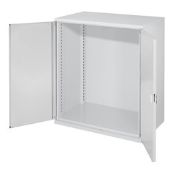 Kappes Schwerlastbeistellschrank Leergehäuse Mod. 60 RAL 7035 Doppelwandtüren