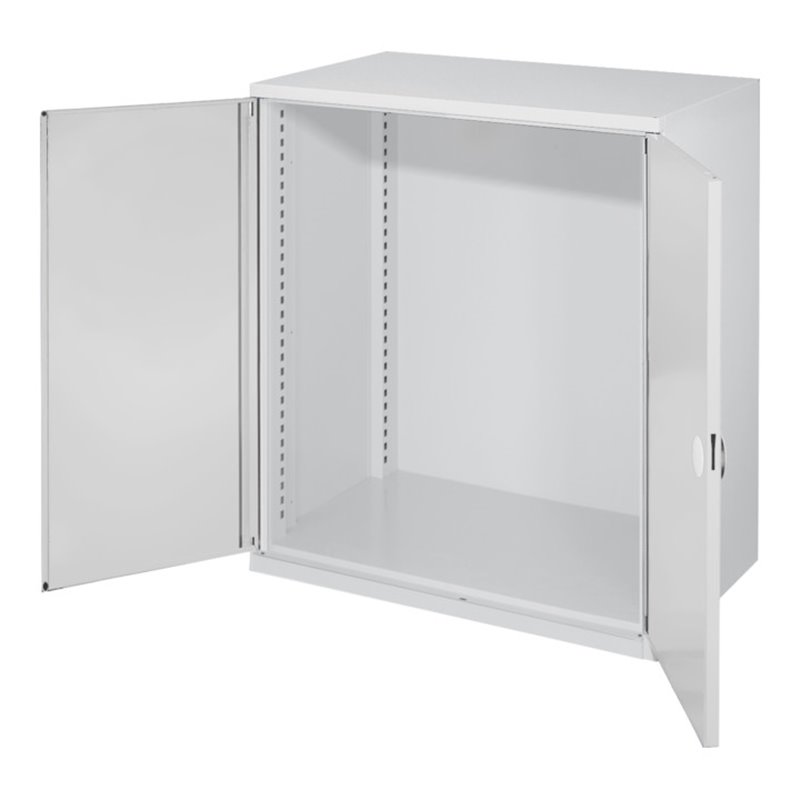 Kappes Schwerlastbeistellschrank Leergehäuse Mod. 60 RAL 7035 Doppelwandtüren