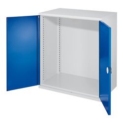 Kappes Schwerlastbeistellschrank Leergehäuse Mod. 60 RAL 7035/5010 Doppelwandtüren