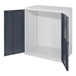 Kappes Schwerlastbeistellschrank Leergehäuse Mod. 60 RAL 7035/7016 Vollblechtüren