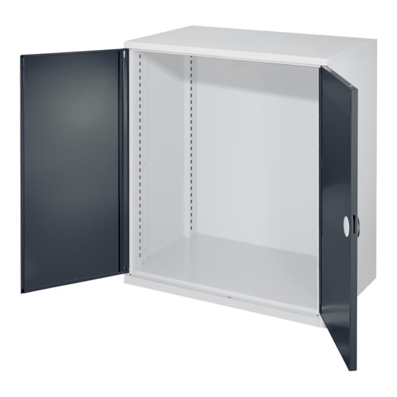 Kappes Schwerlastbeistellschrank Leergehäuse Mod. 60 RAL 7035/7016 Doppelwandtüren