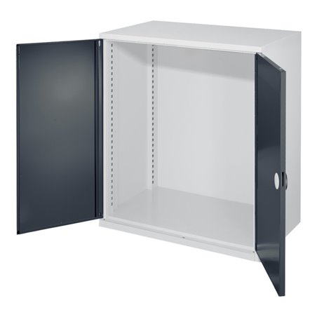 Kappes Schwerlastbeistellschrank Leergehäuse Mod. 60 RAL 7035/7016 Doppelwandtüren