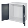 Kappes Schwerlastbeistellschrank Leergehäuse Mod. 60 RAL 7035/7016 Doppelwandtüren