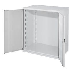 Kappes Schwerlastbeistellschrank Leergehäuse Mod. 60 RAL 7035 Vollblechtüren