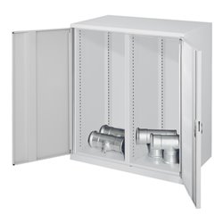 Kappes Schwerlastbeistellschrank Leergehäuse Mod. 70 RAL 7035 Vollblechtüren