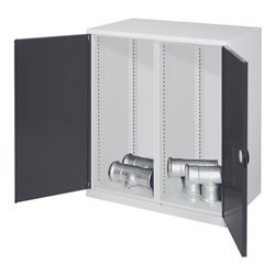 Kappes Schwerlastbeistellschrank Leergehäuse Mod. 70 RAL 7035/7016 Doppelwandtüren