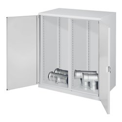 Kappes Schwerlastbeistellschrank Leergehäuse Mod. 70 RAL 7035 Doppelwandtüren