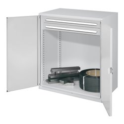 Kappes Schwerlastbeistellschrank Mod. 64 RAL 7035 Doppelwandtüren mit Ausstattung