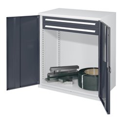 Kappes Schwerlastbeistellschrank Mod. 64 RAL 7035/7016 Vollblechtüren mit Ausstattung