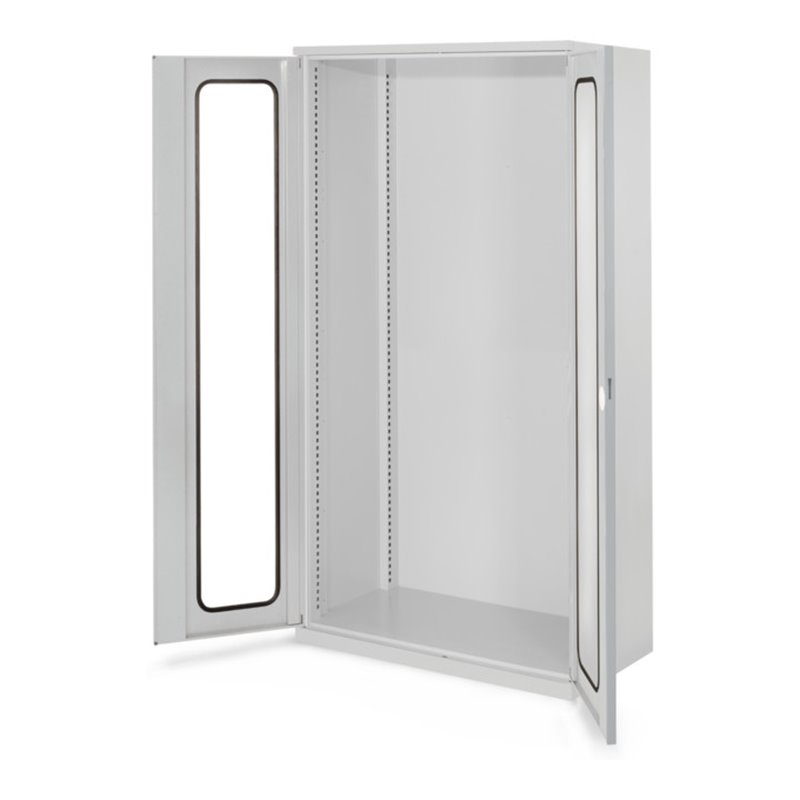 Kappes Schwerlastschrank Leergehäuse Mod. 40 RAL 7035 Sichtfenstertüren