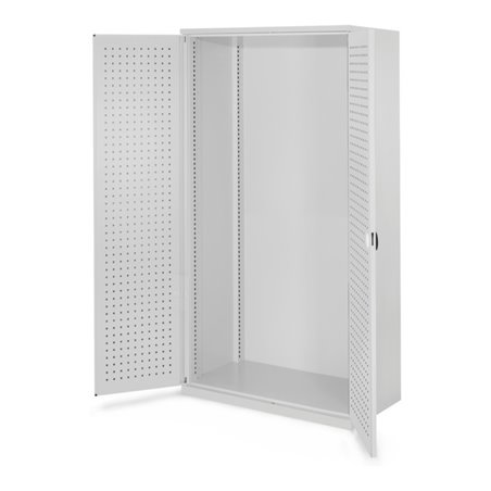 Kappes Schwerlastschrank Leergehäuse Mod. 40 RAL 7035 Tür innen Lochplatten